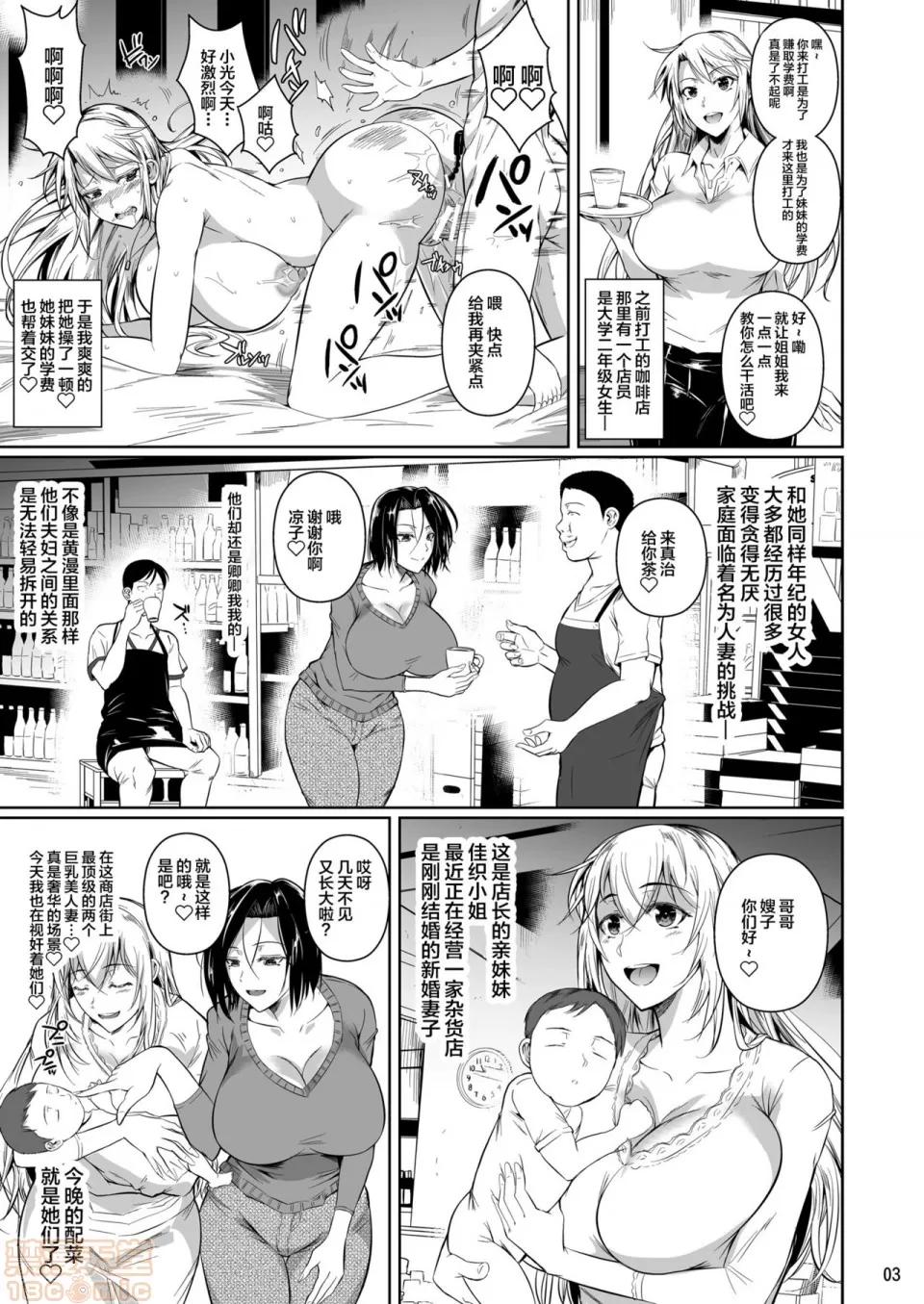 商店街の穴妻たち [不咕鸟汉化组] (C97) [シュート・ザ・ムーン (フエタキシ)] 商店街の穴妻たち 第4页