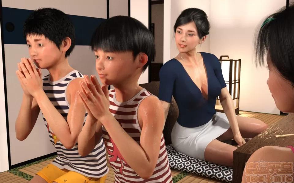 まさか叔母さんと從妹と…!!? [BlackK studio] 忘れられない夏~夏休みに遊びに行ったら まさか叔母さんと從妹と…!!? 第28页