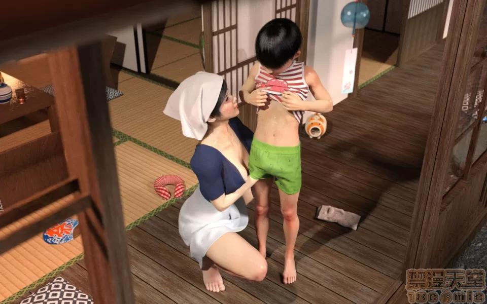 まさか叔母さんと從妹と…!!? [BlackK studio] 忘れられない夏~夏休みに遊びに行ったら まさか叔母さんと從妹と…!!? 第198页