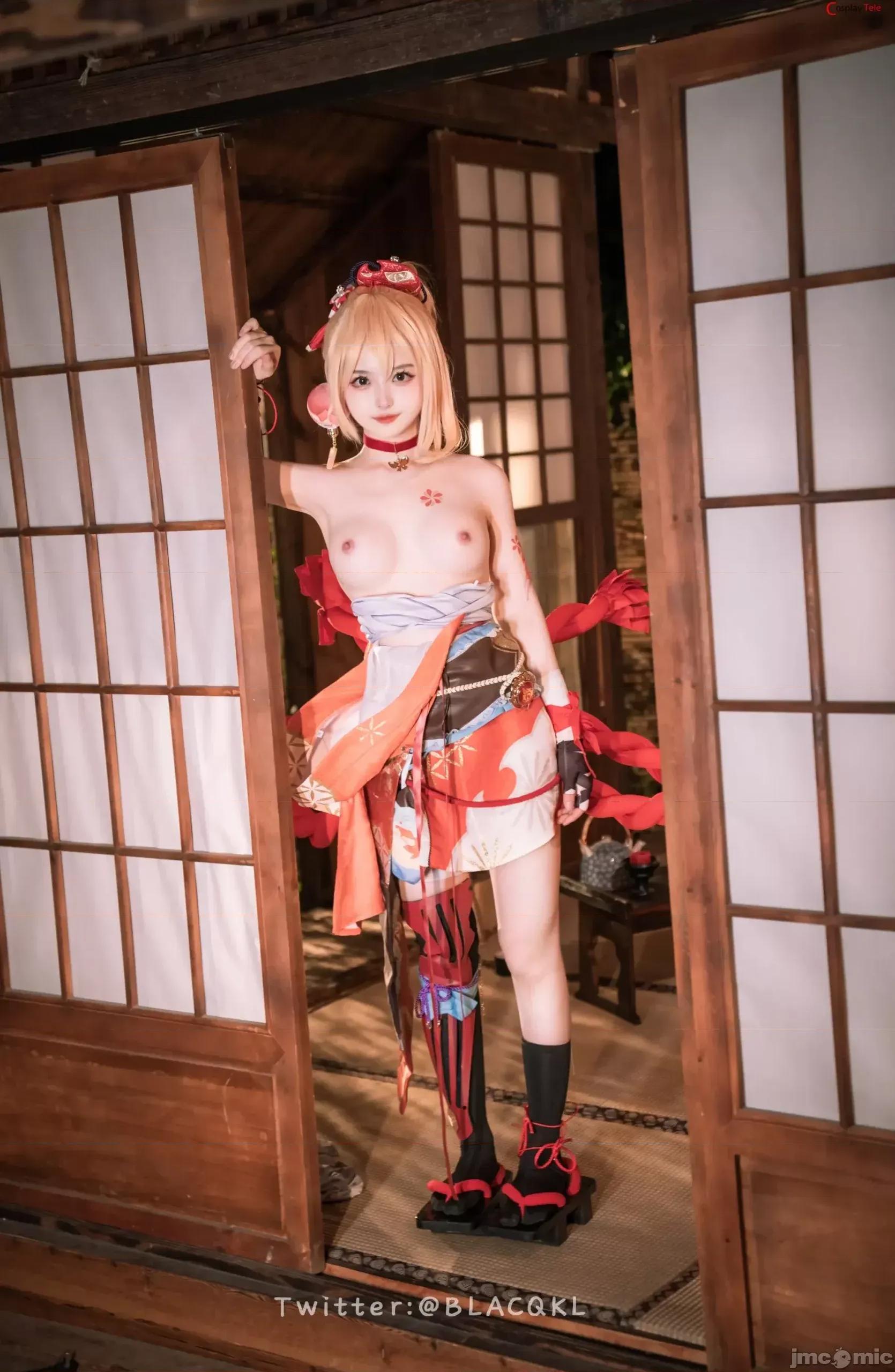 Blacqkl Blacqkl (白莉爱吃巧克力) cosplay Yoimiya – Genshin Impact “92 photos” 第48页