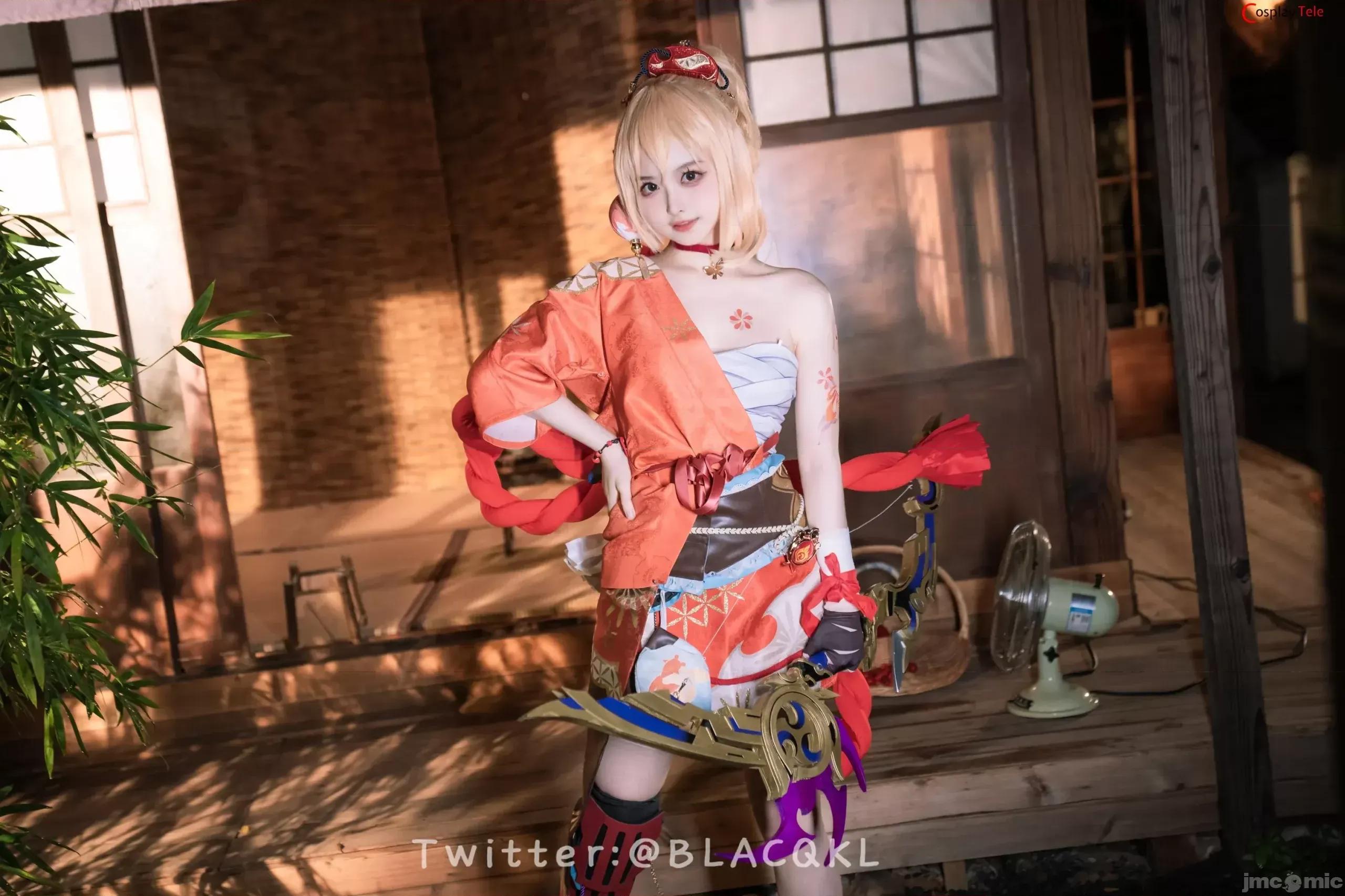 Blacqkl Blacqkl (白莉爱吃巧克力) cosplay Yoimiya – Genshin Impact “92 photos” 第77页