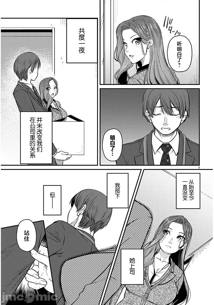 下班后，被美貌的未婚上司请求… 仕事归り、独身の美人上司に頼まれて 第8话 第9页