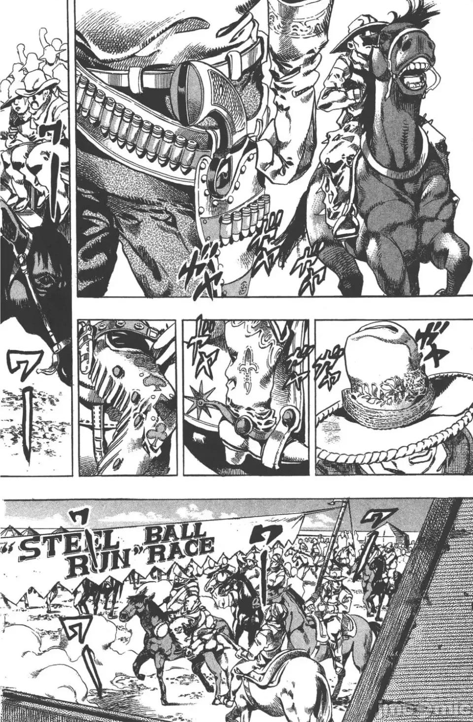 JOJO的奇妙冒险PART7飚马野郎 JOJO的奇妙冒险PART7飚马野郎 [荒木飞吕彦] ジョジョの奇妙な冒险 Part7 スティール・ボール・ラン 第37页