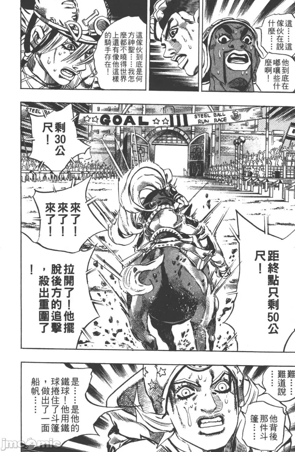 JOJO的奇妙冒险PART7飚马野郎 JOJO的奇妙冒险PART7飚马野郎 第2卷 第195页