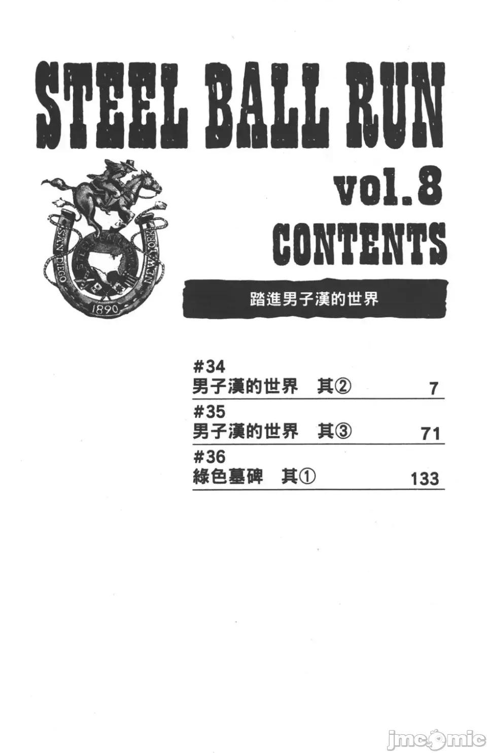 JOJO的奇妙冒险PART7飚马野郎 JOJO的奇妙冒险PART7飚马野郎 第8卷 第7页