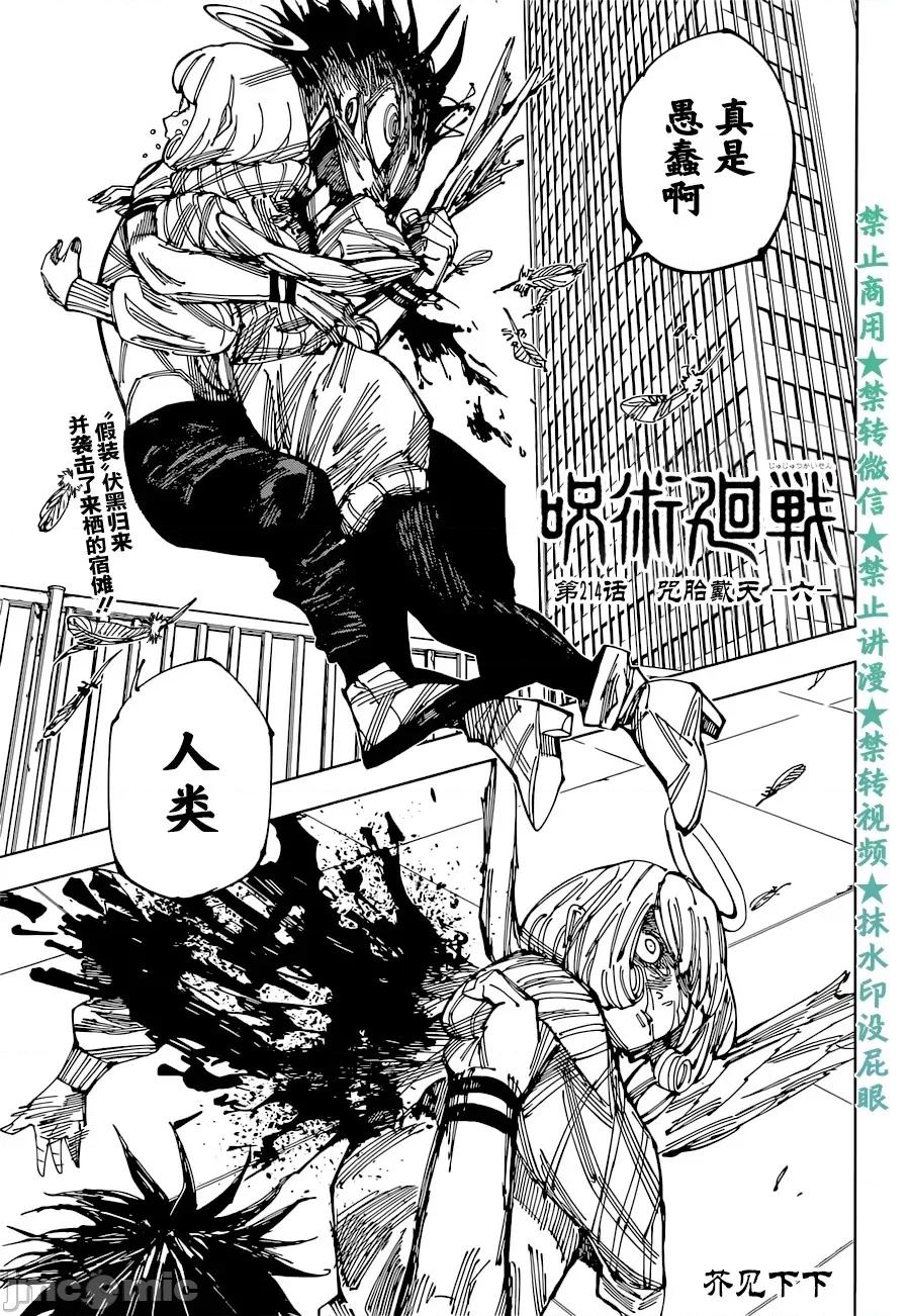 咒术回战 咒术回战第214话.zip 第1页