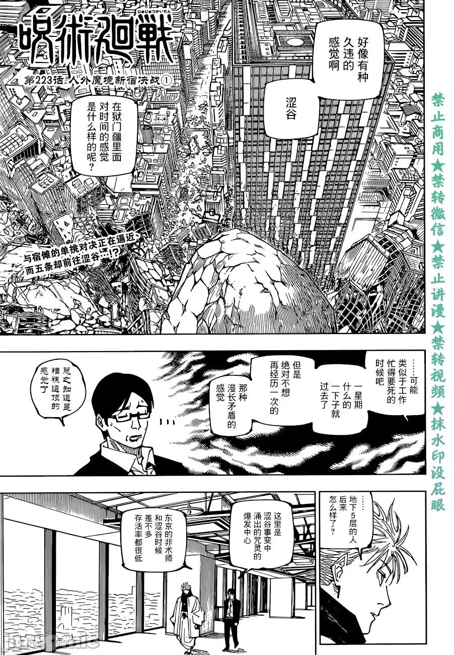 咒术回战 咒术回战第223话.zip 第1页