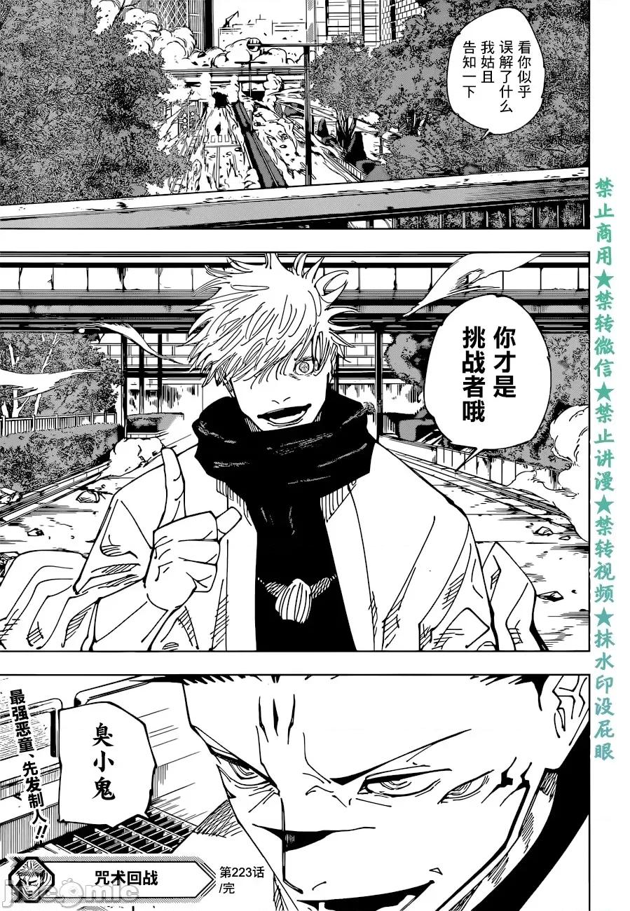 咒术回战 咒术回战第223话.zip 第17页