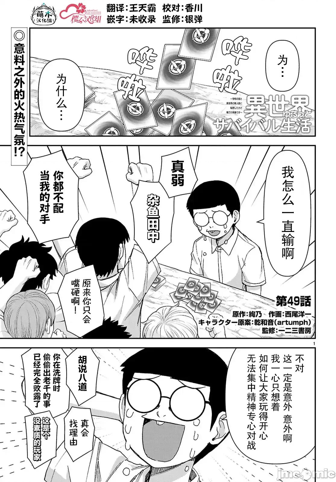 异世界悠闲荒野求生 异世界悠闲荒野求生 49 第1页
