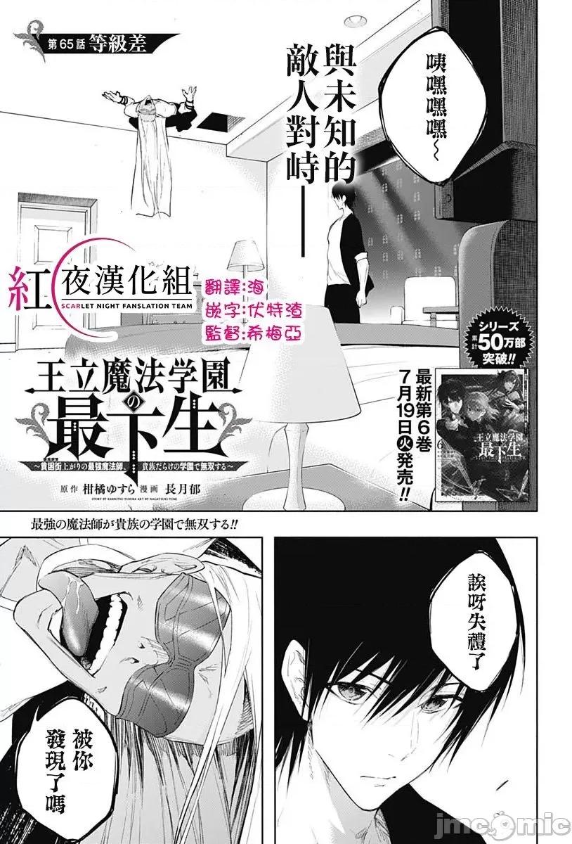 王立魔法学园的劣等生 王立魔法学园的劣等生第65话.zip 第1页