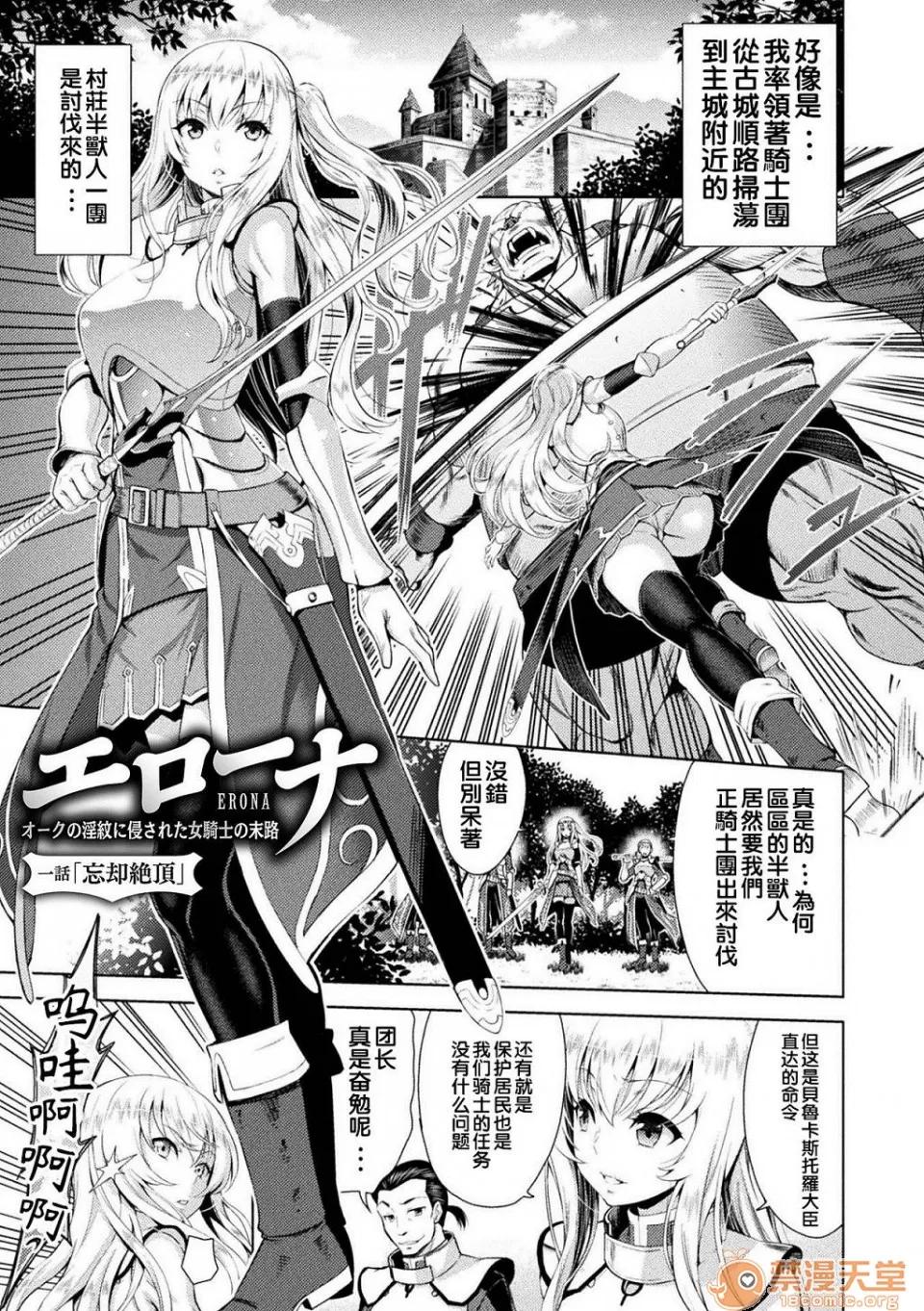 ーナ [二妹个人汉化][山田ゴゴゴ] エローナ オークの淫纹に侵された女骑士の末路 [中国翻译] [DL版] 第10页