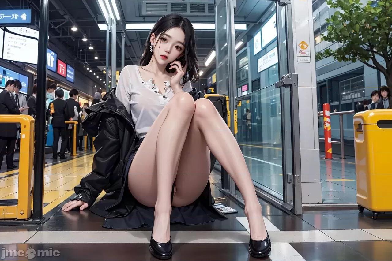 AI AI Generated - Black pantyhose 第77页