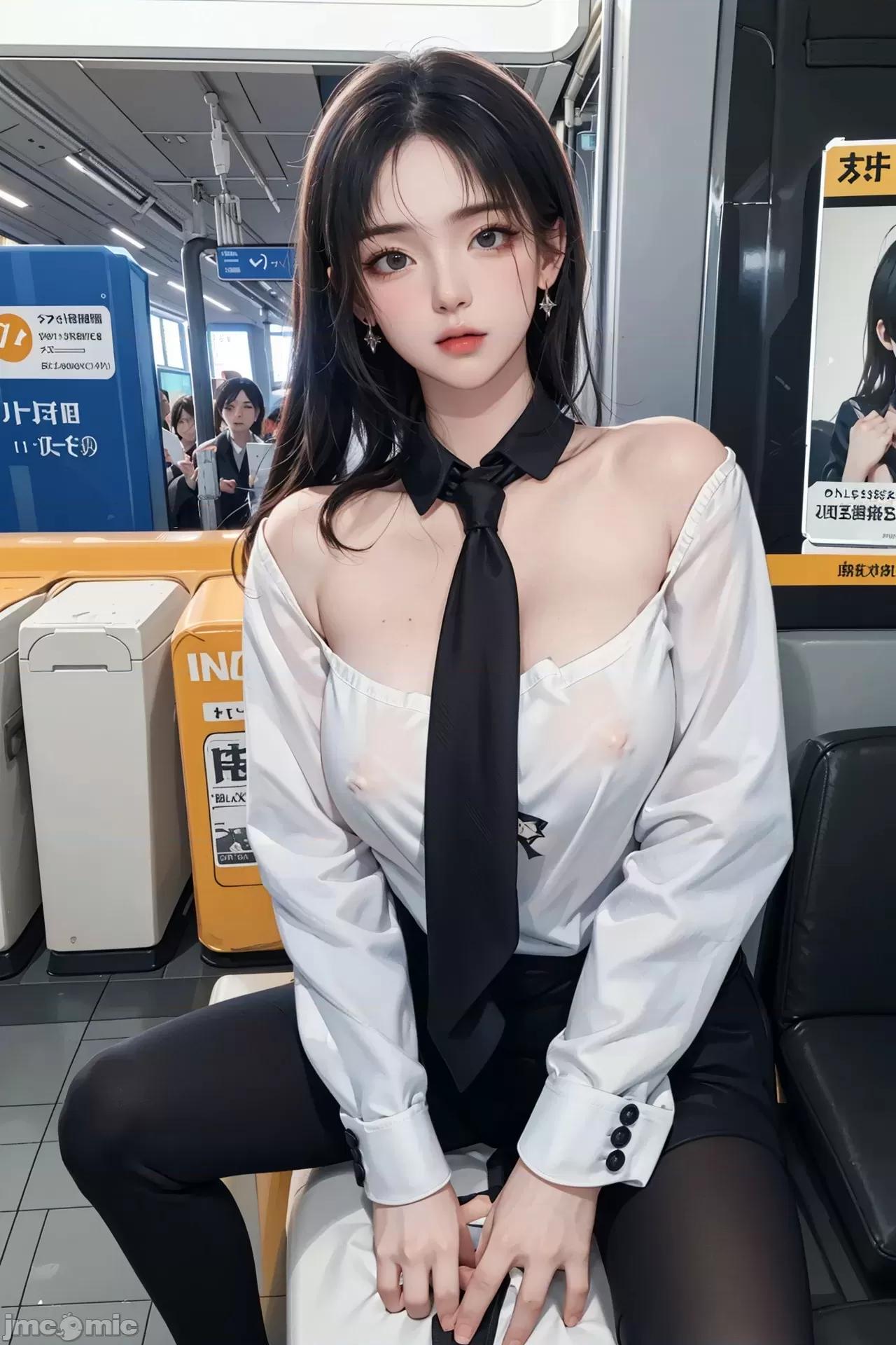 AI AI Generated - Black pantyhose 第109页