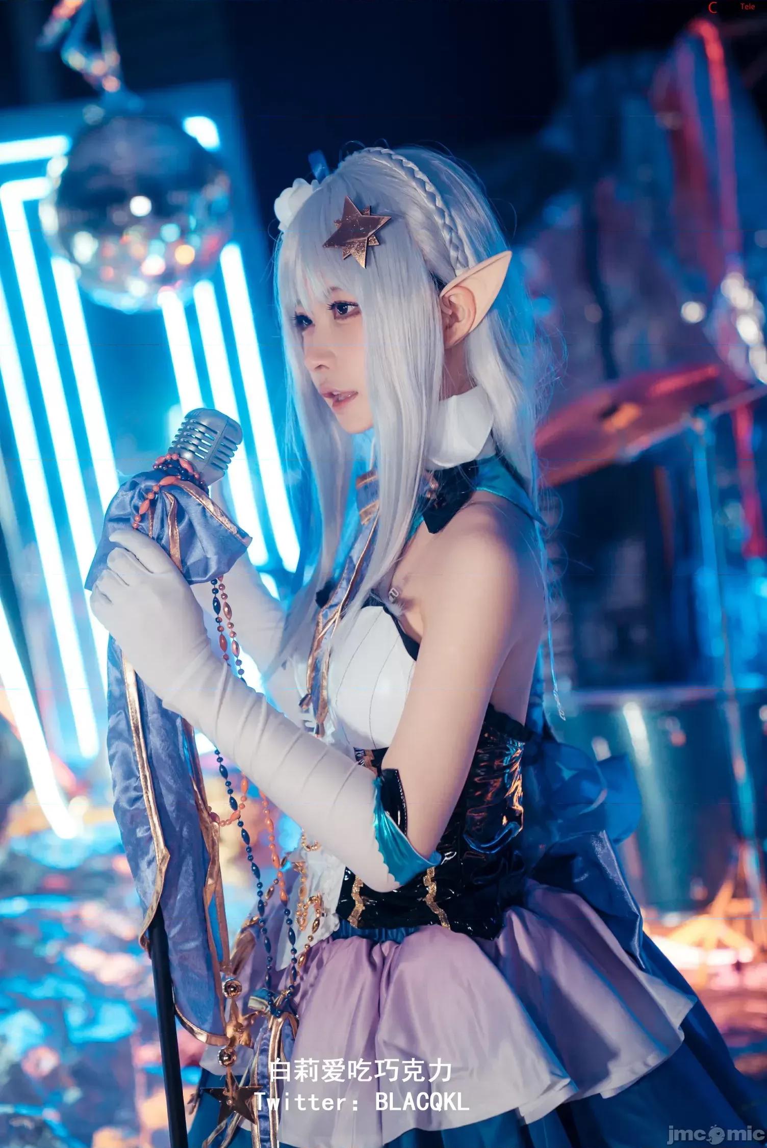 Blacqkl Blacqkl (白莉爱吃巧克力) cosplay Emilia – Re:Zero “62 photos” 第10页