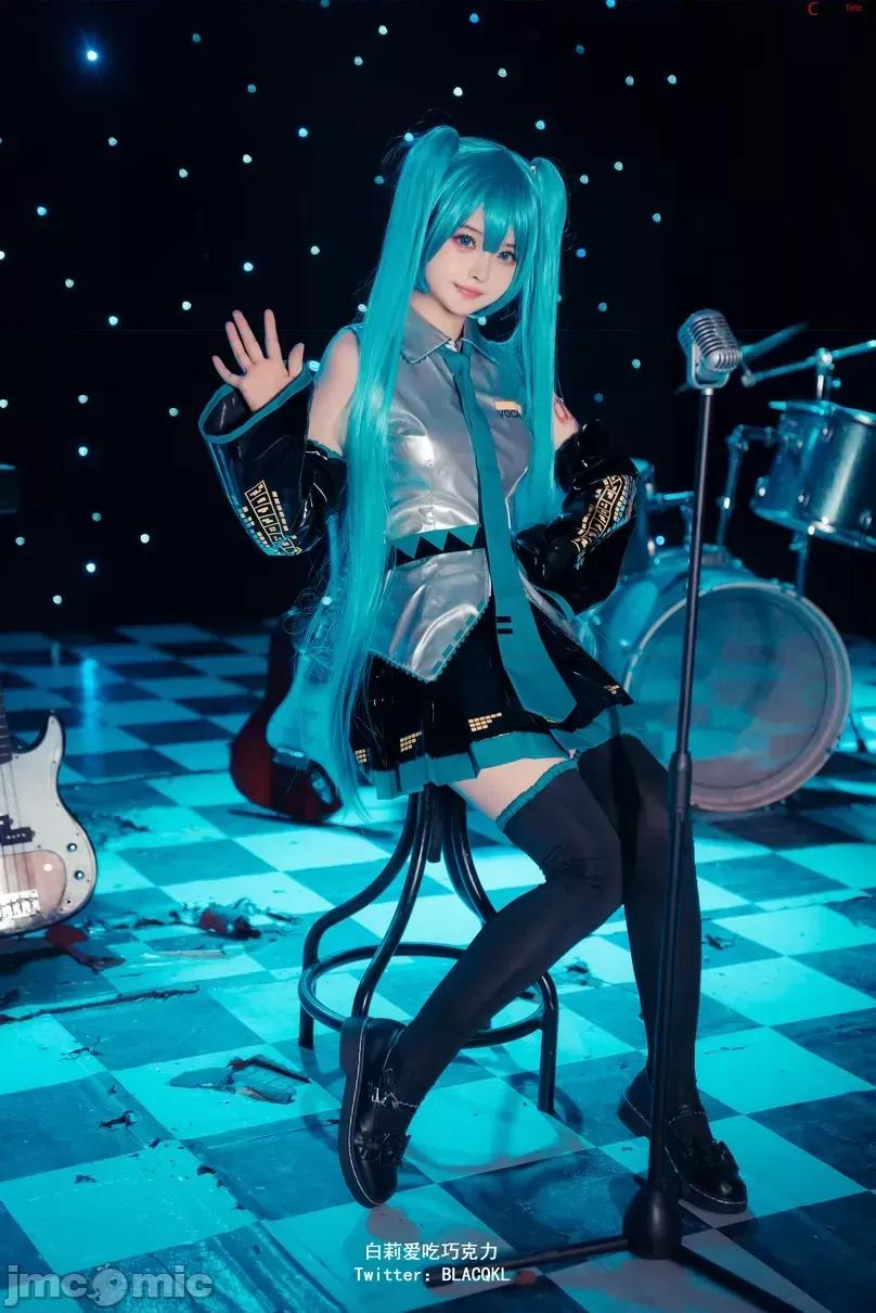 Blacqkl Blacqkl (白莉爱吃巧克力) cosplay Hatsune Miku 第4页