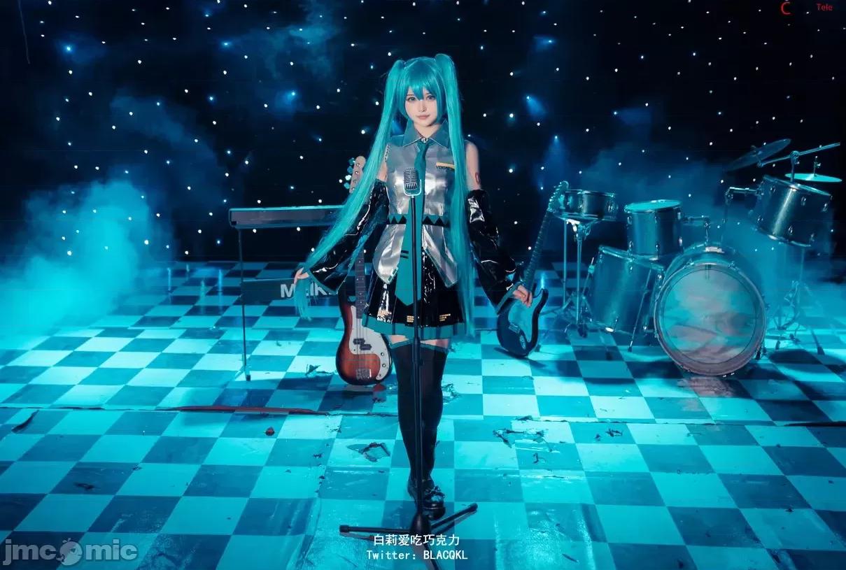 Blacqkl Blacqkl (白莉爱吃巧克力) cosplay Hatsune Miku 第10页