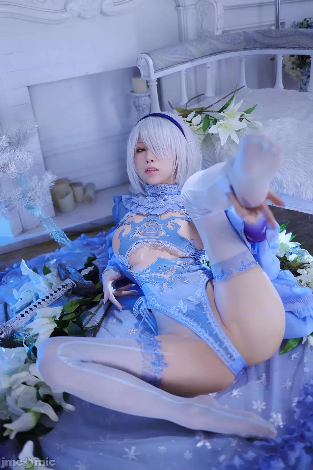 水淼aqua 水淼aqua cosplay 2B – Nier:Automata “110 photos” 第61页