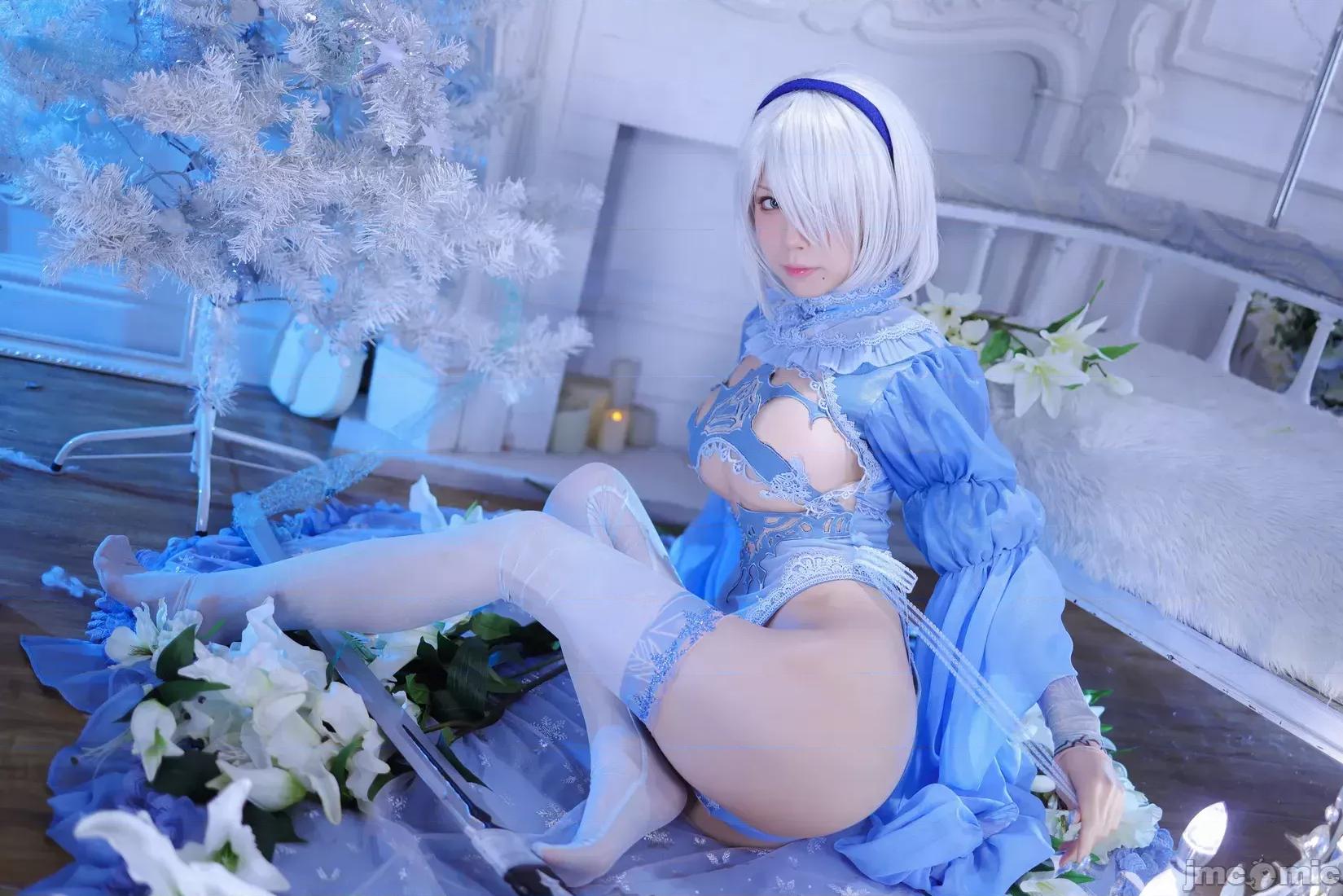 水淼aqua 水淼aqua cosplay 2B – Nier:Automata “110 photos” 第62页