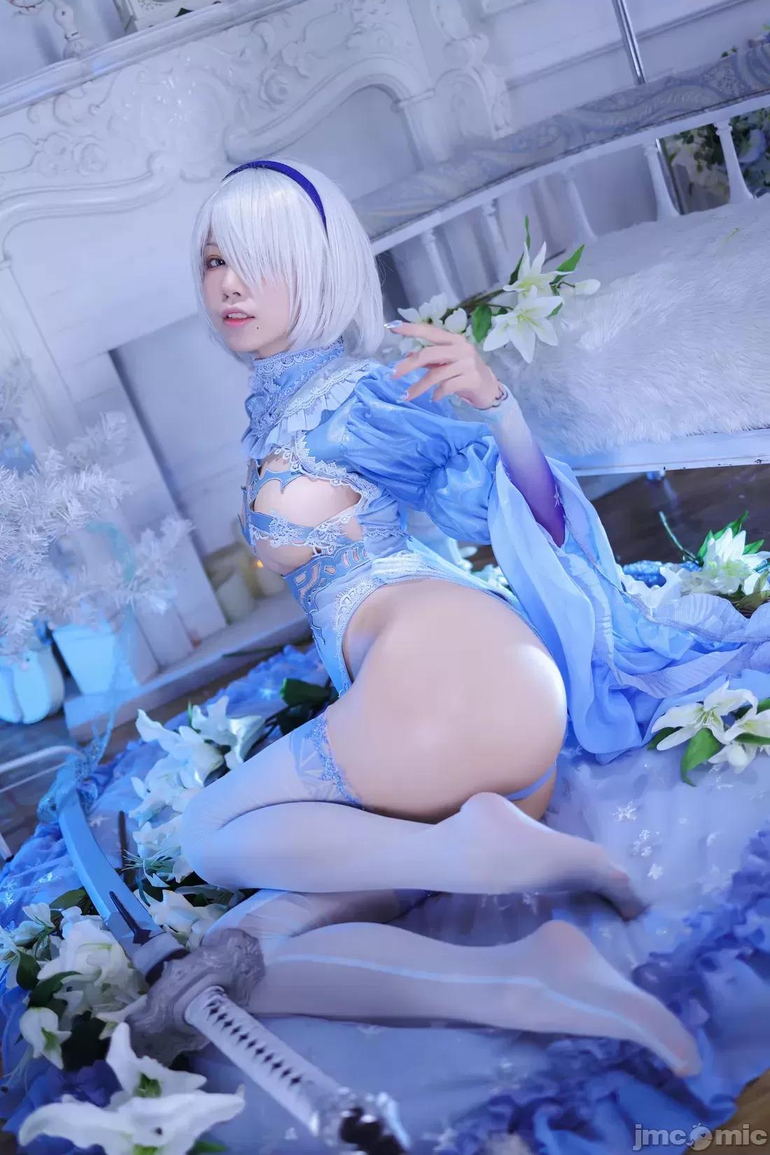 水淼aqua 水淼aqua cosplay 2B – Nier:Automata “110 photos” 第63页