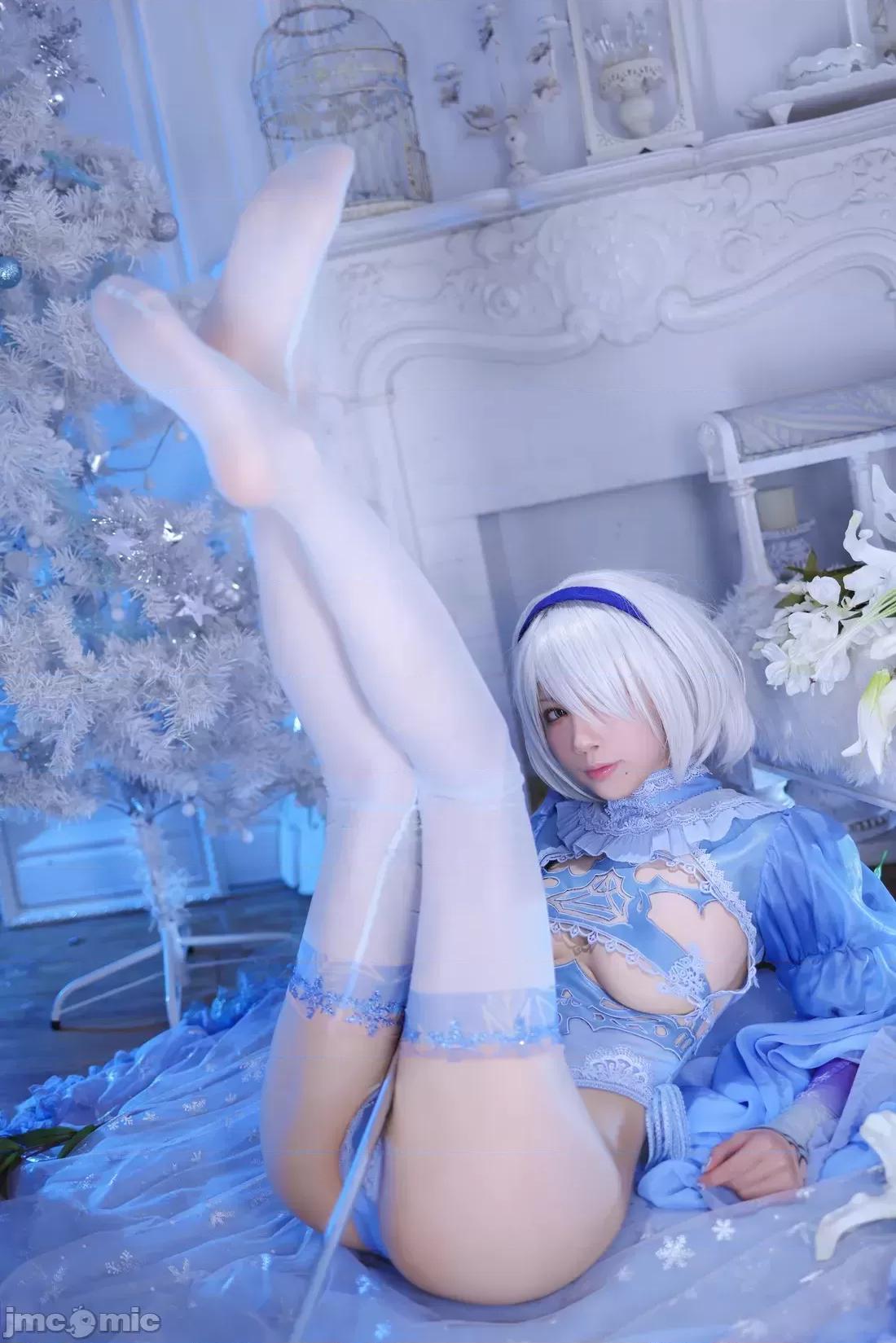 水淼aqua 水淼aqua cosplay 2B – Nier:Automata “110 photos” 第80页