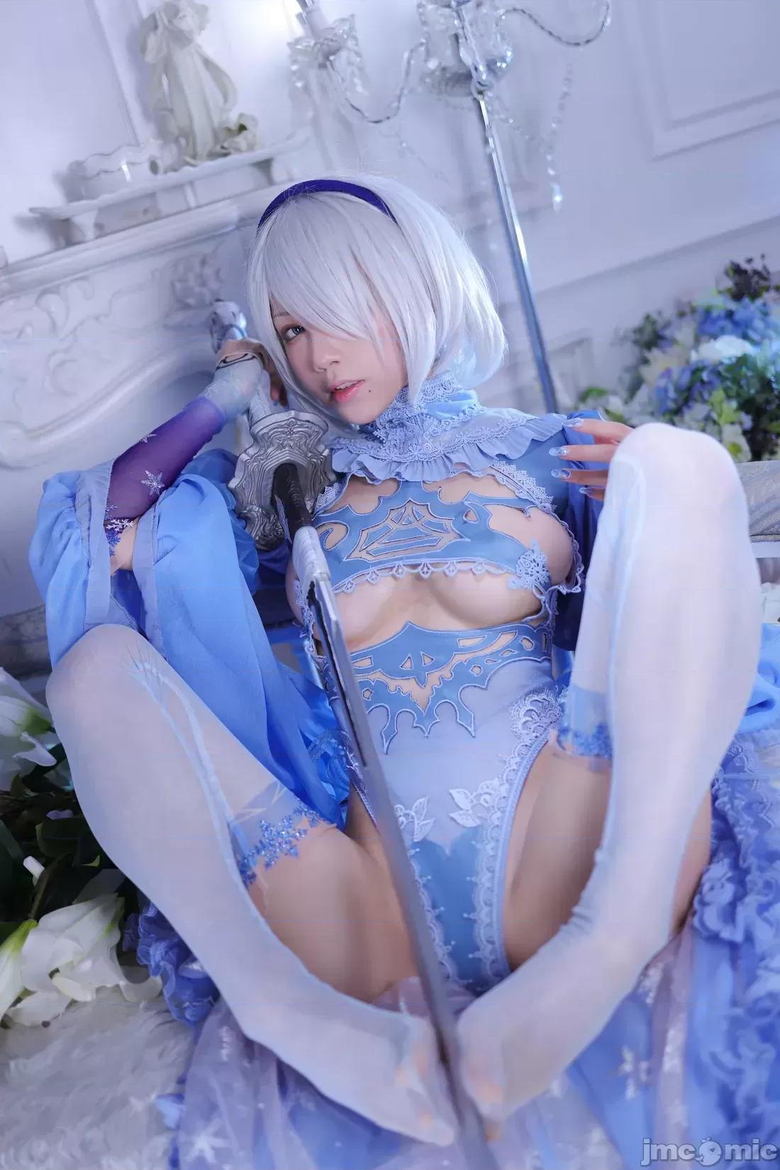 水淼aqua 水淼aqua cosplay 2B – Nier:Automata “110 photos” 第106页