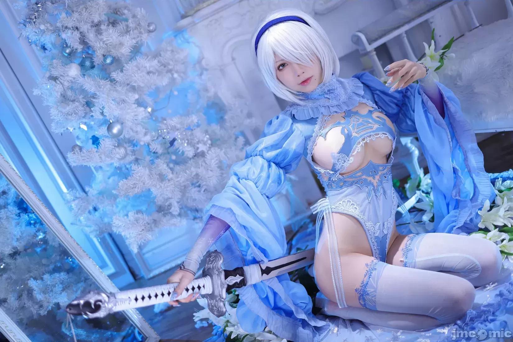 水淼aqua 水淼aqua cosplay 2B – Nier:Automata “110 photos” 第111页