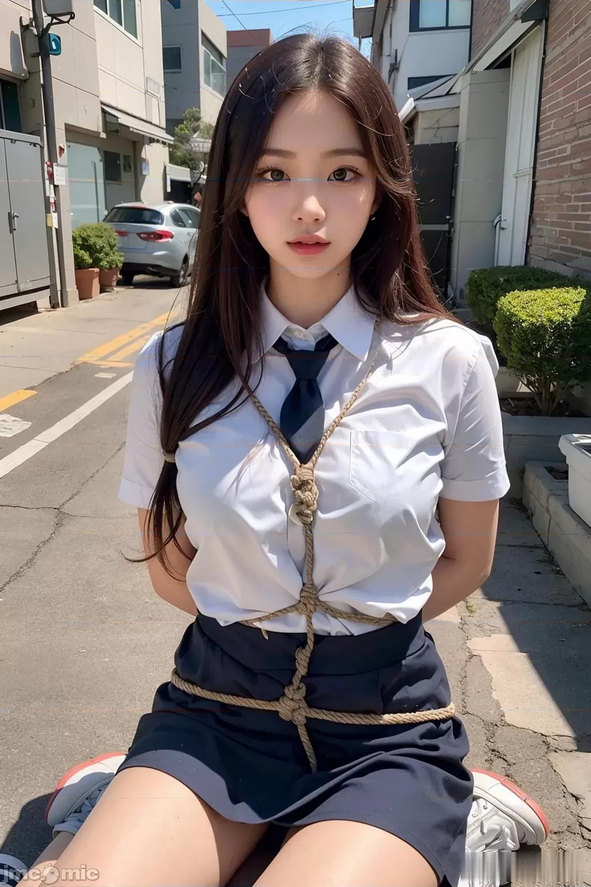 韩风美女 AI Generated - 韩风 绳缚捆绑 第30页