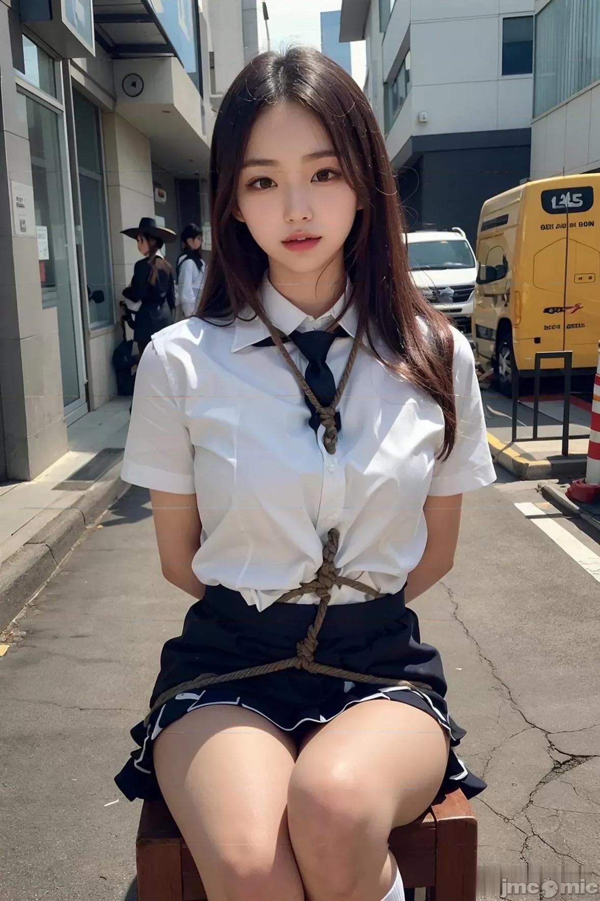 韩风美女 AI Generated - 韩风 绳缚捆绑 第31页