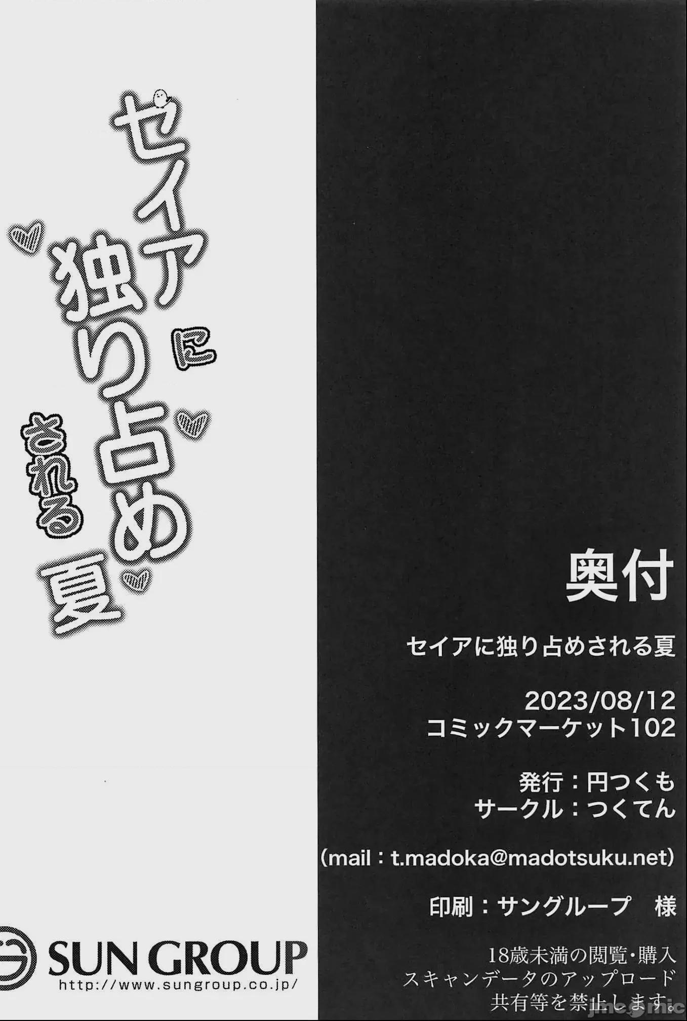 セイアに独り占めされる夏 [谜语人是哑巴之禁漫汉化组](C102)[つくてん(圆つくも)]セイアに独り占めされる夏(ブルーアーカイブ) 第29页