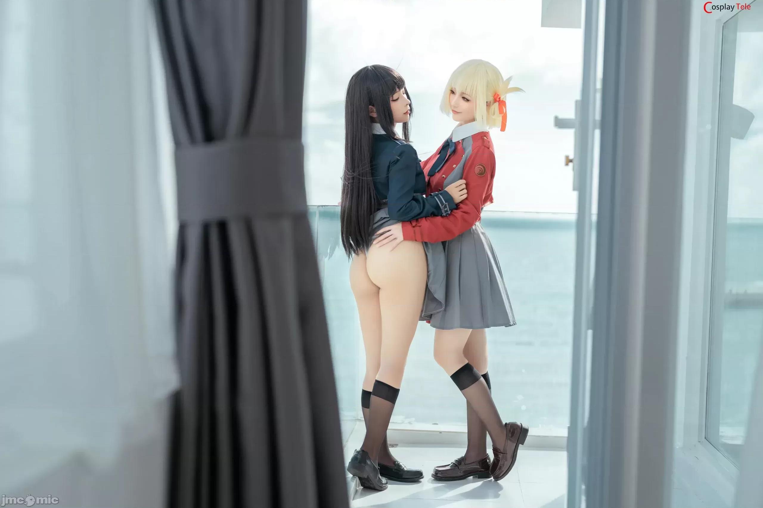 and Chunmomo (蠢沫沫) and Taoliangazhai cosplay Chisato and Takina – Lycoris Recoil 第10页