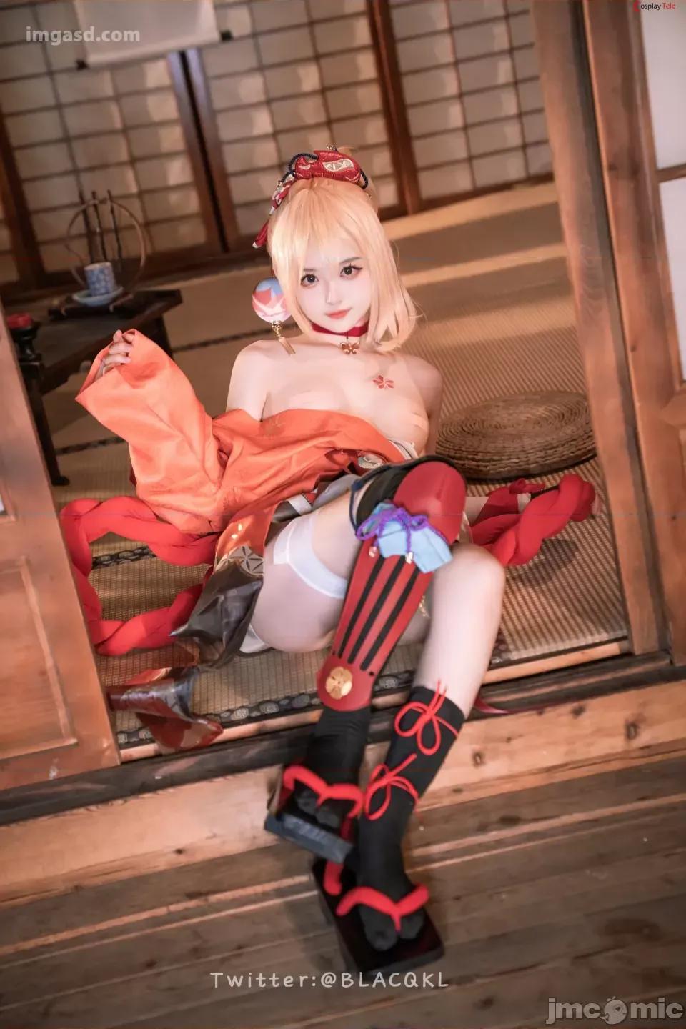 白莉爱吃巧克力 白莉爱吃巧克力 cosplay Yoimiya – Genshin Impact 第55页
