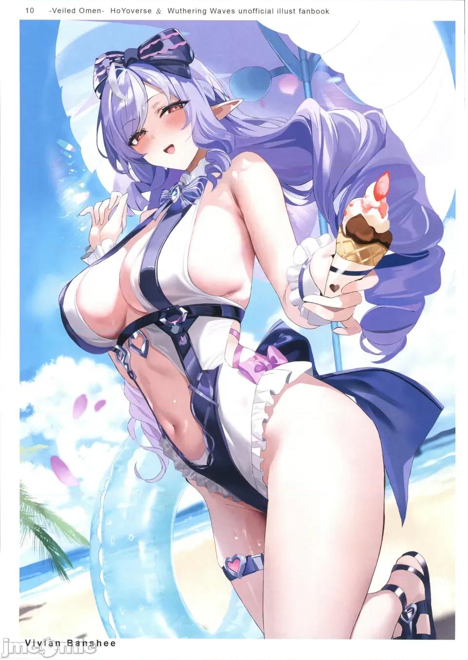 Veiled [禁漫扫图组](C107)[キンギョのアトリエ(よろず)]-Veiled Omen- HoYoverse & Wuthering Waves unofficial illust fanbook(HoYoverse/鸣潮) 第10页