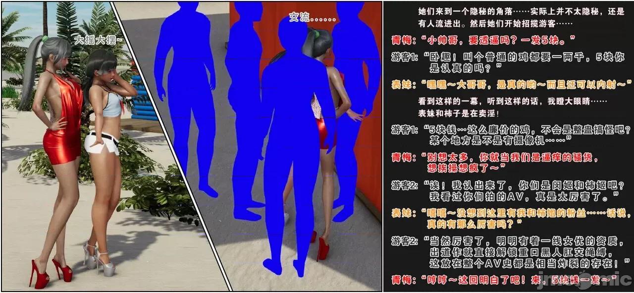 活泼的表妹、文静的姑姑、傲娇的青梅，为何会成为殖民黑人的隶？ 活泼的表妹、文静的姑姑、傲娇的青梅，为何会成为殖民黑人的性奴隶？（完） [血清零] 第55页
