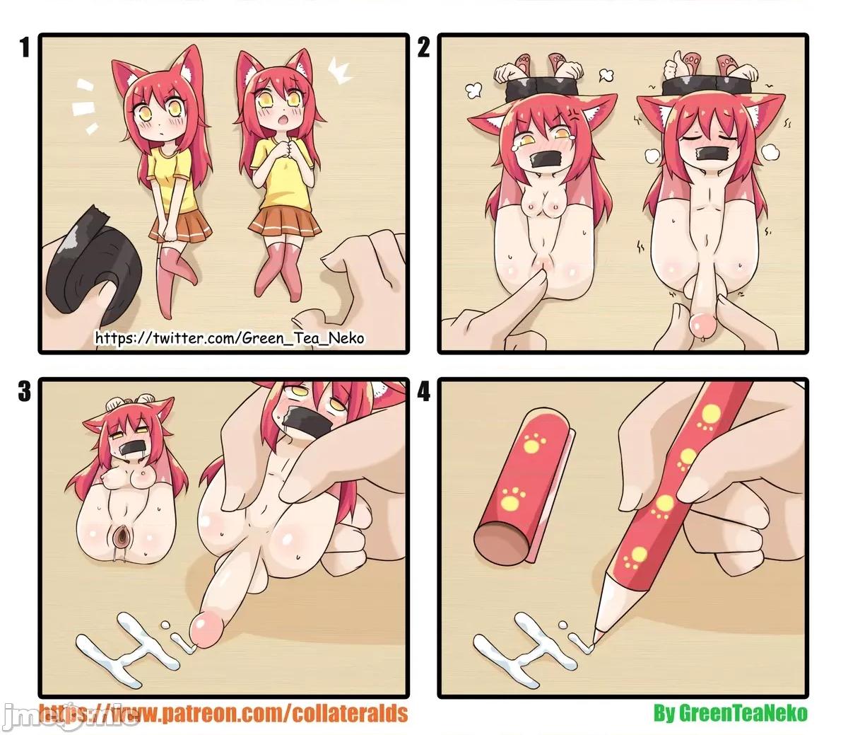 モンガール4コマ [greenteaneko] モンガール4コマ 第1页