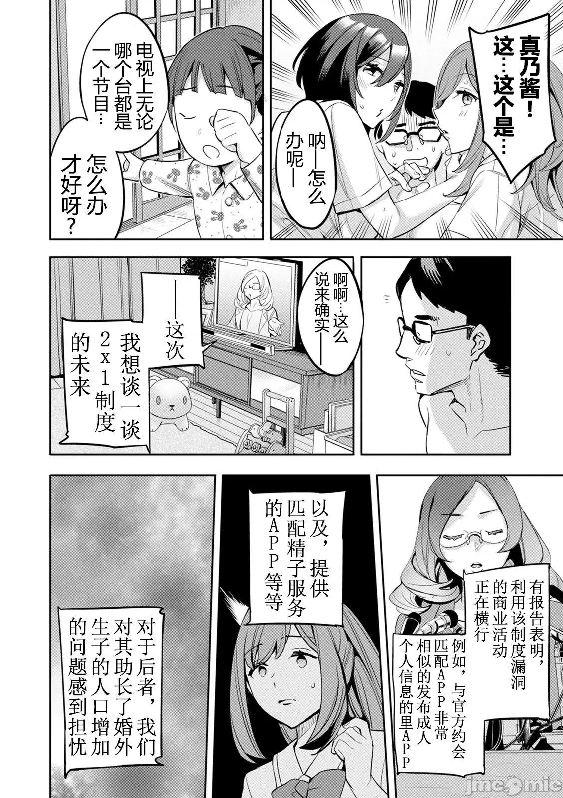 2×1 [阿门个人汉化] (成年コミック) [えむあ] 2×1 ～高女性率社会では妻同士のナカが良すぎて问题になってます～ 第187页