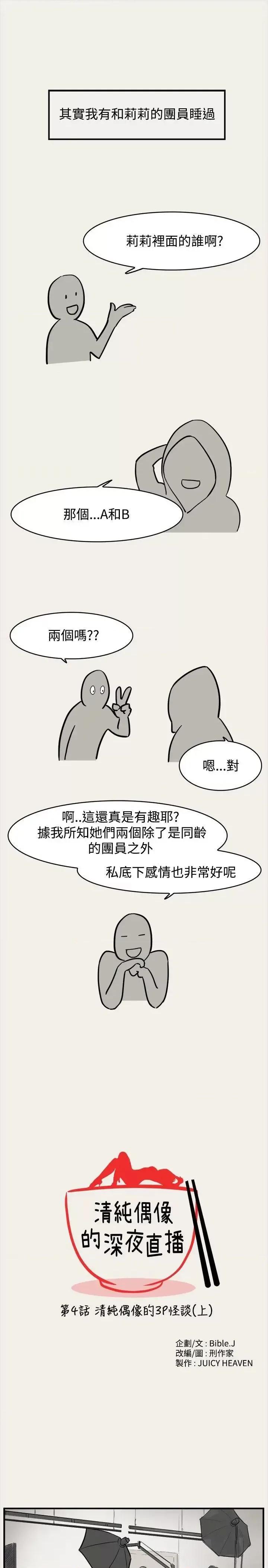 清纯偶像的深夜直播 清纯偶像的深夜直播-第4话 第1页