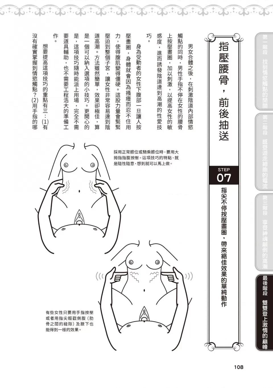 内部攻略！图解快感开发･完全指南 [由良桥势] 膣性感开发 中イキ完全マニュアル イラスト版｜内部攻略！图解阴道快感开发･高潮完全指南-[由良桥势] 膣性感开发 中イキ完全マニュアル イラスト版｜内部攻略！图解阴道快感开发･高潮完全指南 第109页