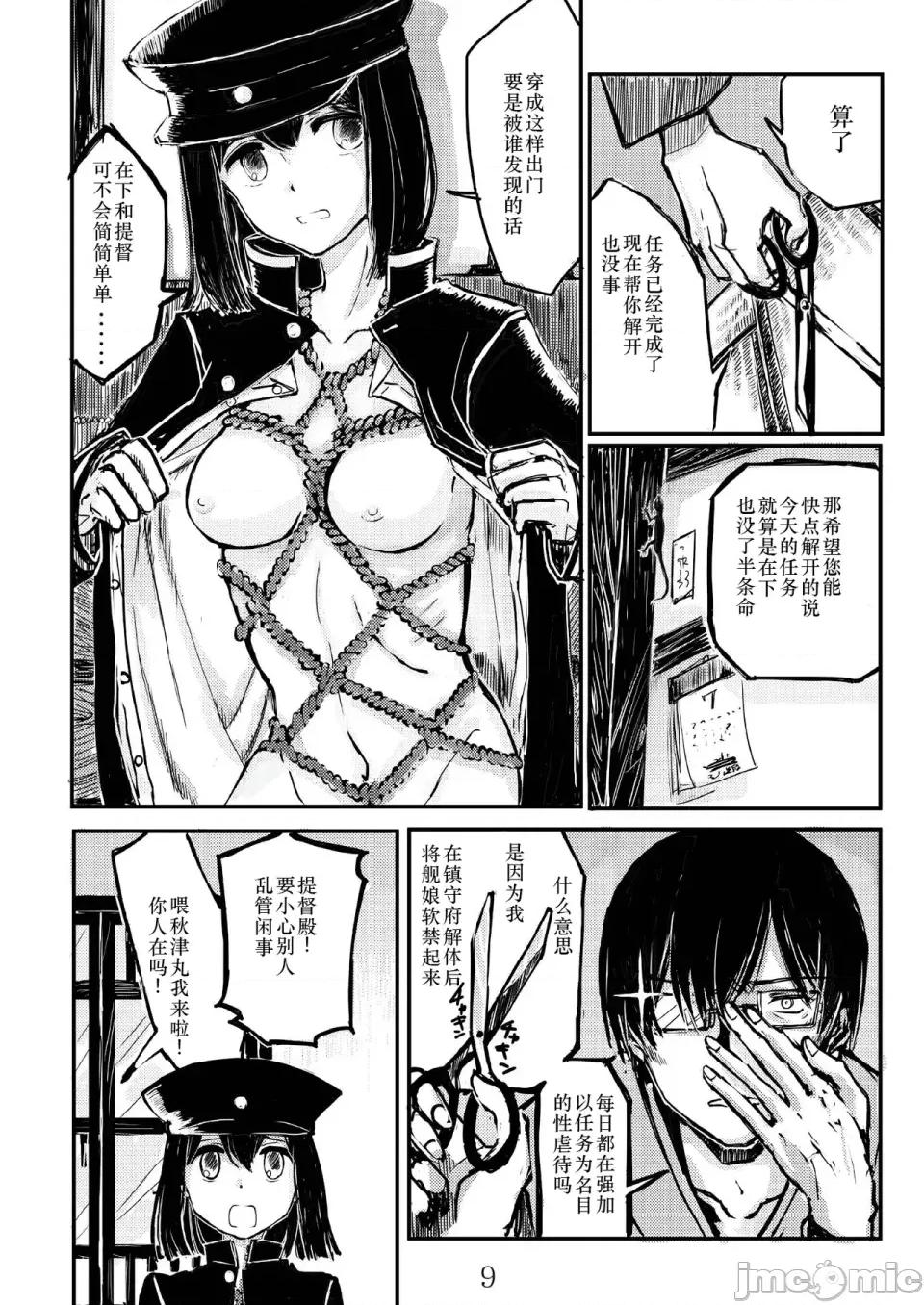 あきつ丸セクスアリス改 [茄山个人汉化] [铅の海 (なまりの)] あきつ丸セクスアリス改 (舰队これくしょん -舰これ-) [DL版] 第8页