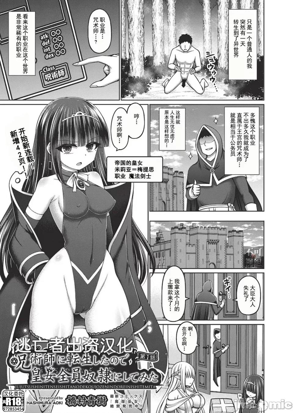 1-5 [橋村青樹] 呪術師に轉生したので皇女全員奴隷にしてみた 1-5 第1页