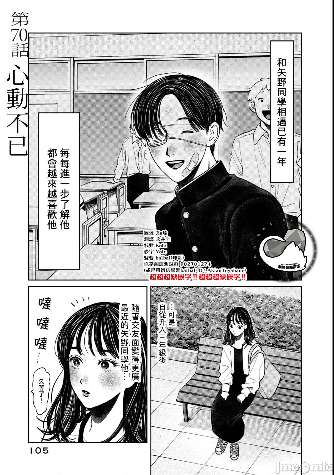 矢野同學觀察日記 矢野同學觀察日記 70 第1页