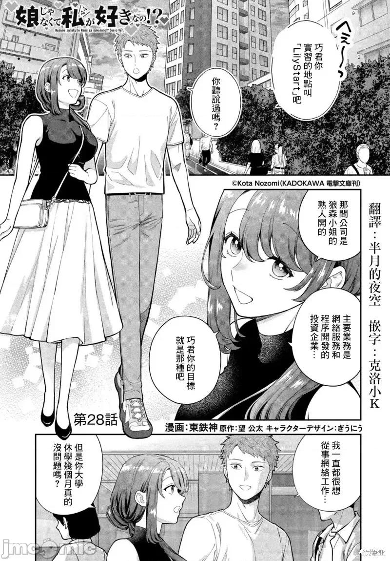 喜歡的不是女兒而是我嗎？ 喜歡的不是女兒而是我嗎？28.1 第1页
