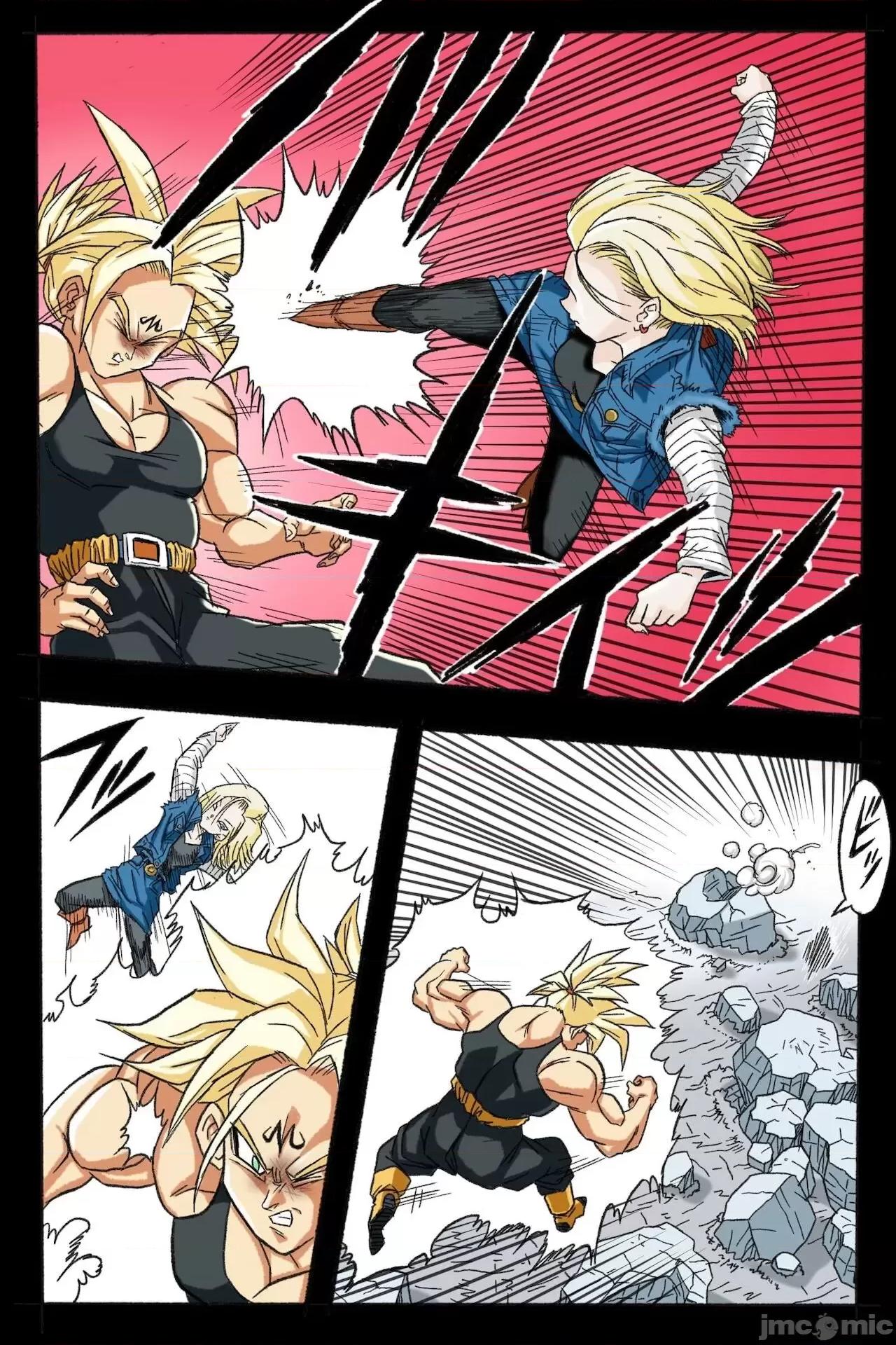 〜１８號 [岡本畫伯] リョナ天下一武道會 3 〜１８號 vs トランクス〜 (ドラゴンボール) [中國翻譯] 第21页