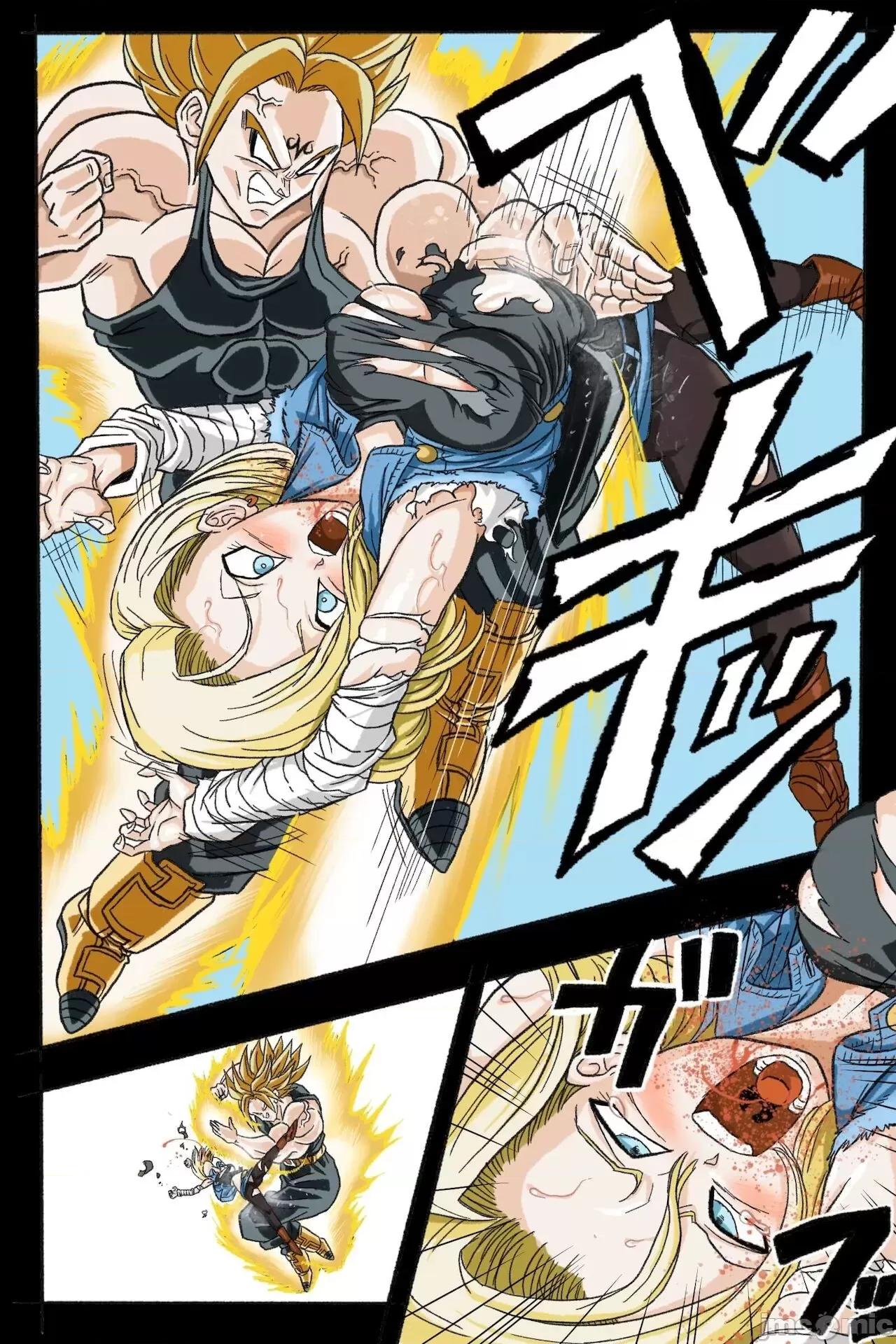 〜１８號 [岡本畫伯] リョナ天下一武道會 3 〜１８號 vs トランクス〜 (ドラゴンボール) [中國翻譯] 第33页