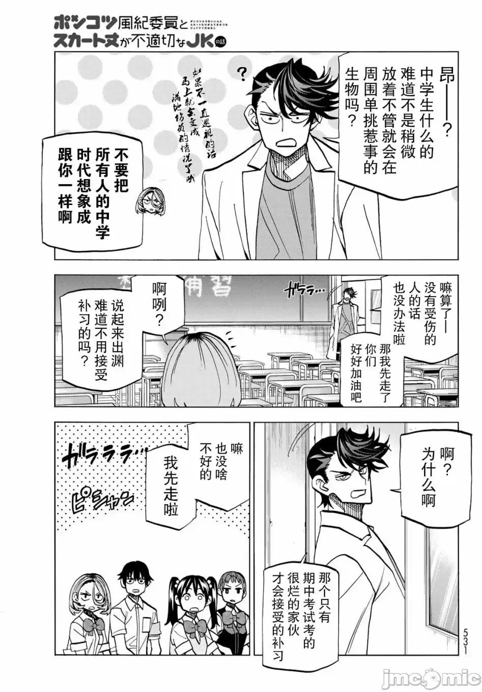 一根筋的風紀委員與裙長不當的JK 一根筋的風紀委員與裙長不當的JK 12 第15页