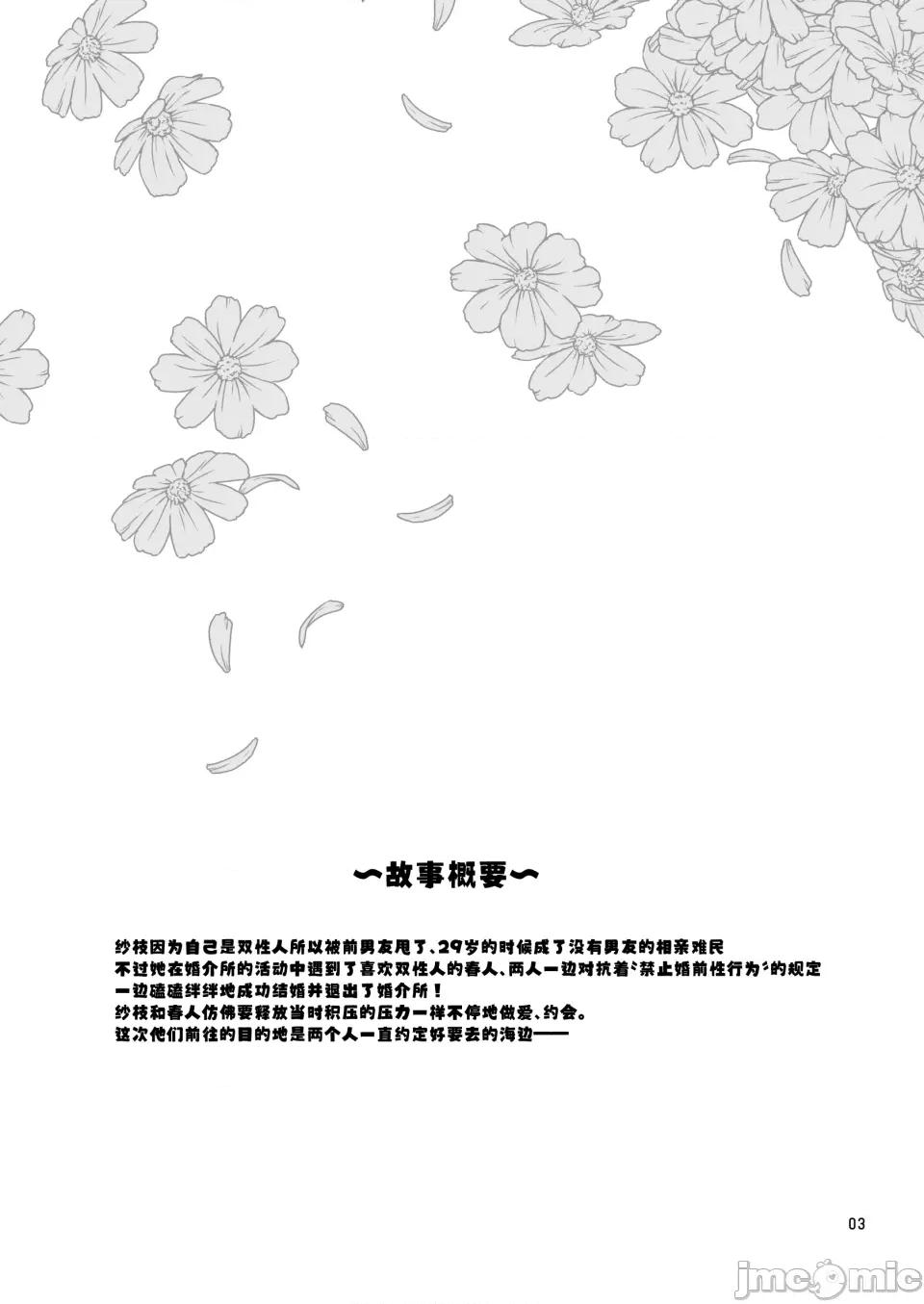 ふたなり彼女と海でイこっ♡ [ファットぶるーむ (トキマチ☆エイセイ)] ふたなり彼女と海でイこっ♡ [中國翻譯] [DL版] 第3页