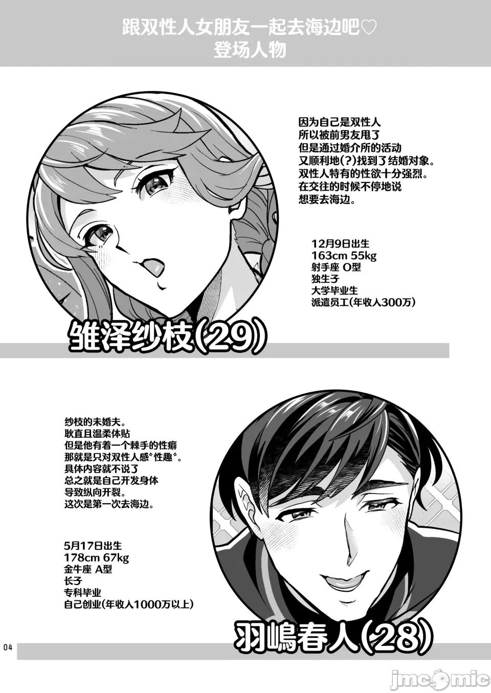 ふたなり彼女と海でイこっ♡ [ファットぶるーむ (トキマチ☆エイセイ)] ふたなり彼女と海でイこっ♡ [中國翻譯] [DL版] 第4页