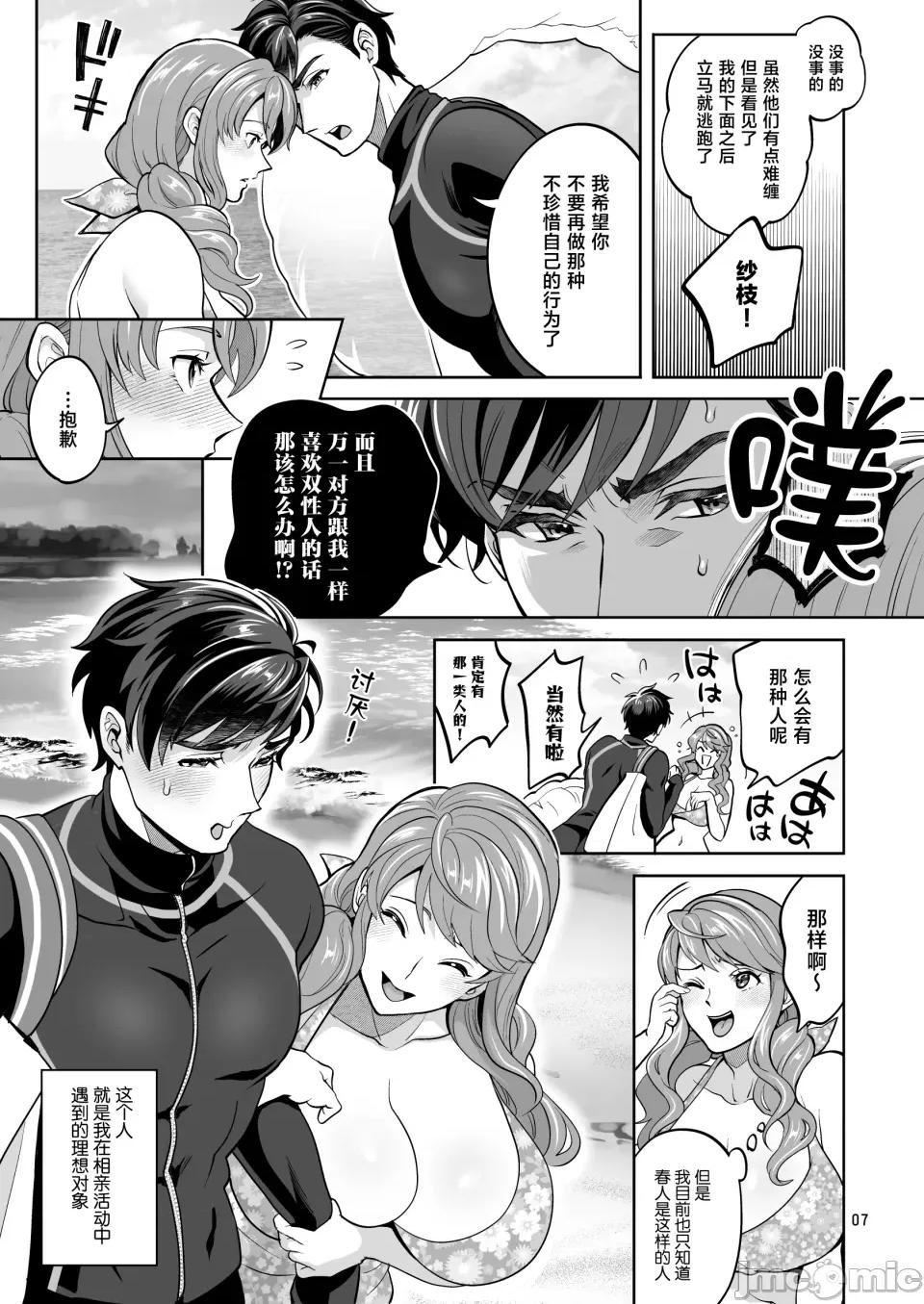 ふたなり彼女と海でイこっ♡ [ファットぶるーむ (トキマチ☆エイセイ)] ふたなり彼女と海でイこっ♡ [中國翻譯] [DL版] 第7页