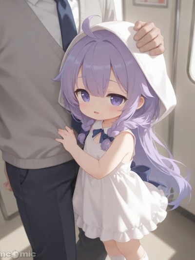 紫發女孩