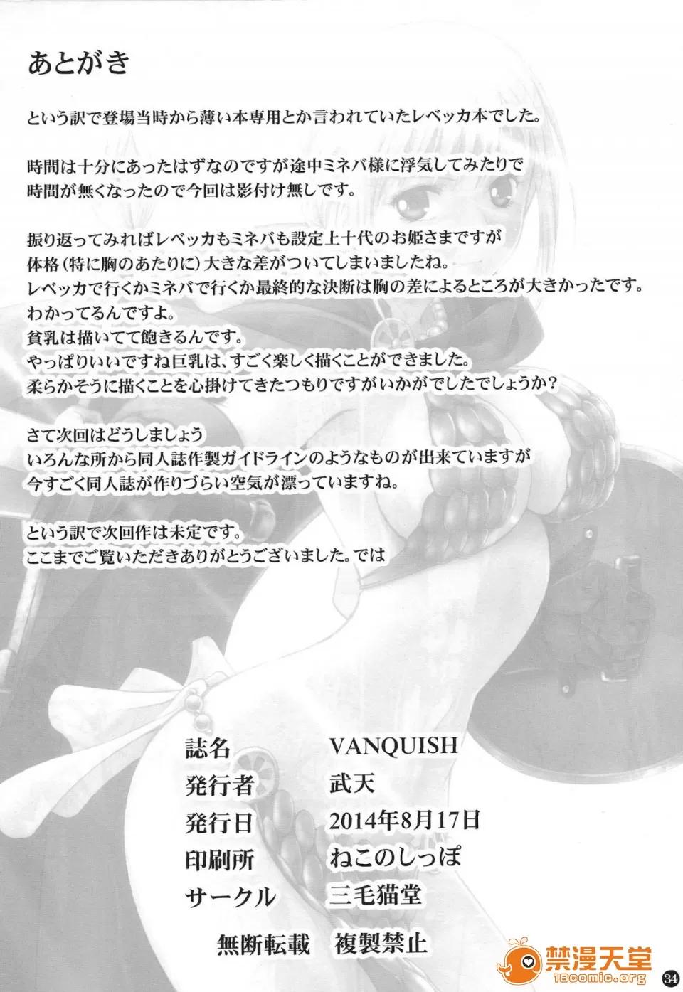 VANQUISH (C86) [三毛貓堂 (武天)] VANQUISH (ワンピース) 第32页