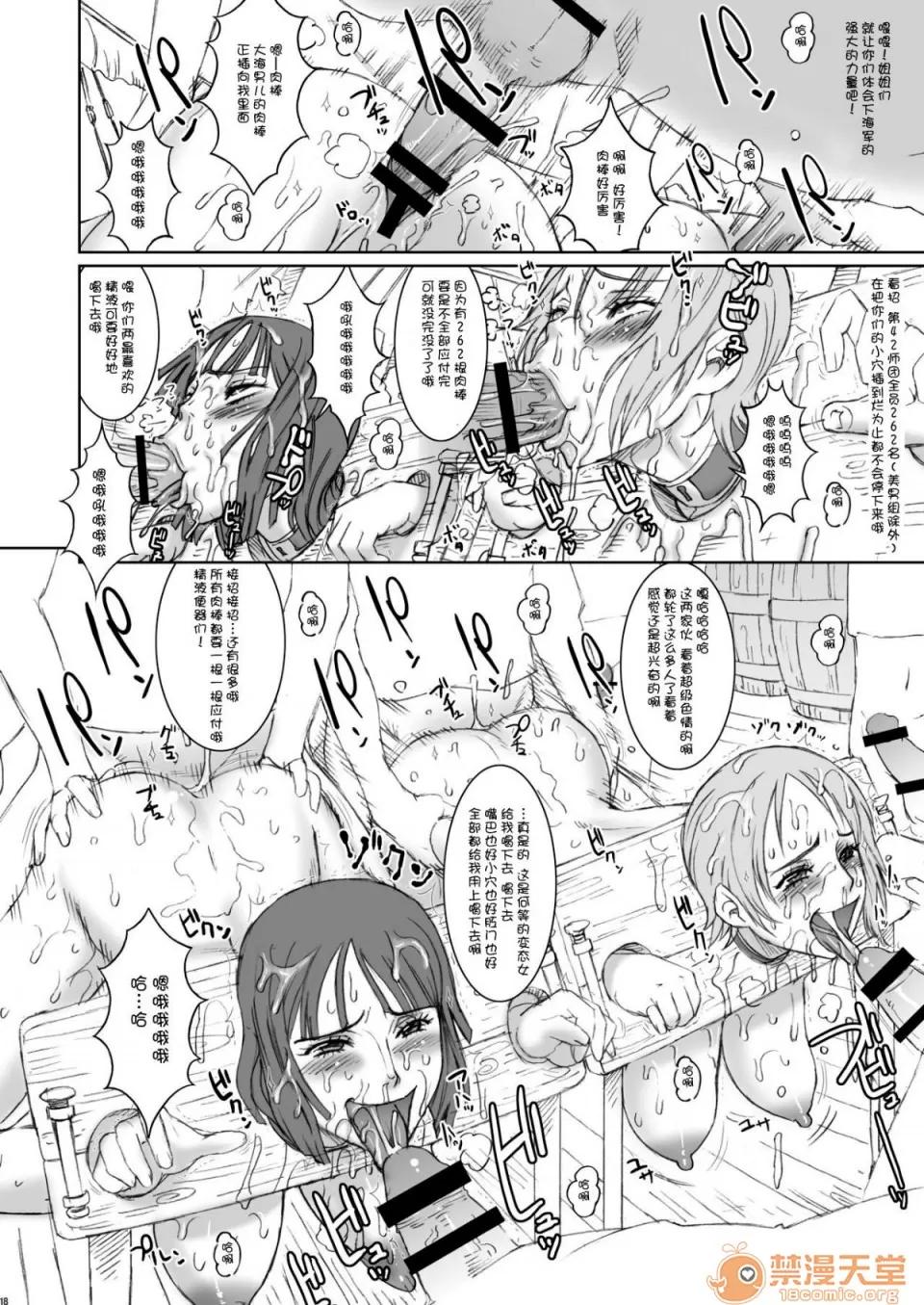 NIPPON [不咕鳥漢化組] [Incomplete] (C75) [肉りんご (カクガリ兄弟)] NIPPON PRACTICE2 (ワンピース) [中國翻譯] [ページ欠落] 第15页